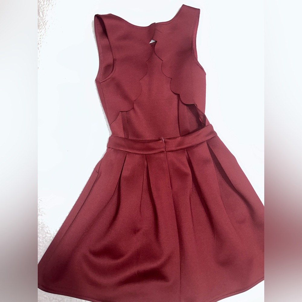 Tap Dress Red Wine